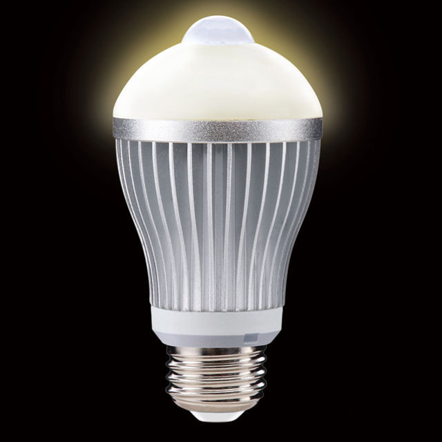 人センサー付LED電球60型（電球色相当）S-LED60L