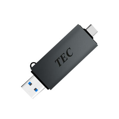 USB-C / USB3.2 接続対応 2-in-1カードリーダー	 TUSB32CR-01