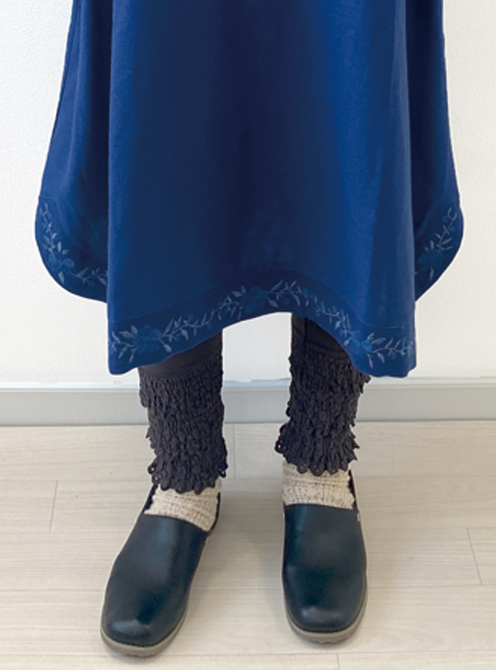 天竺レーシーレギンス