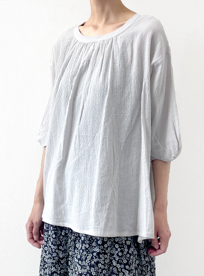 50%OFF! ジャガードバルーン袖プルオーバー