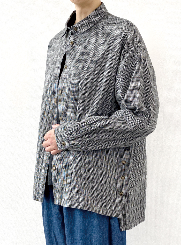 30%OFF! 接結脇ベンツシャツ