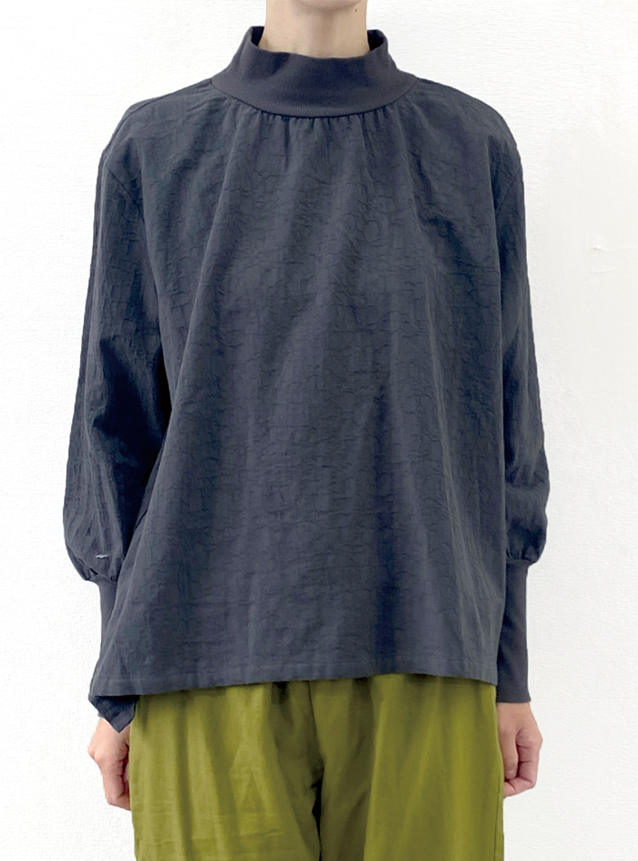 ☆綿ジャカードリブ使いプルオーバー