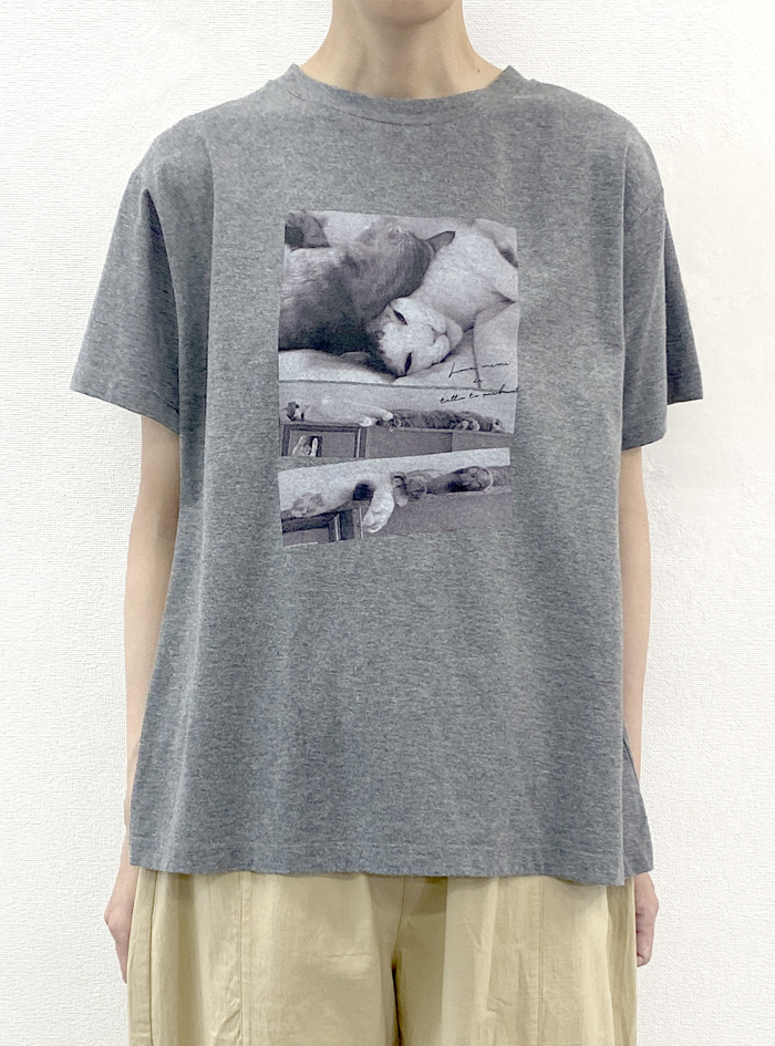 天竺プリントTシャツ