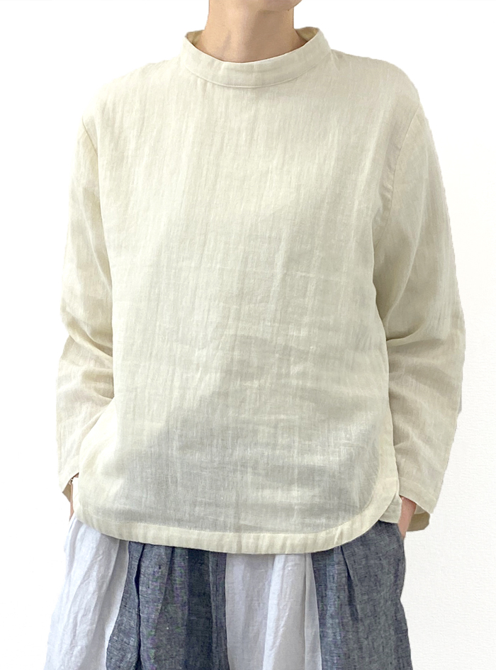 50%OFF! シャンブレー接結コクーンプルオーバー