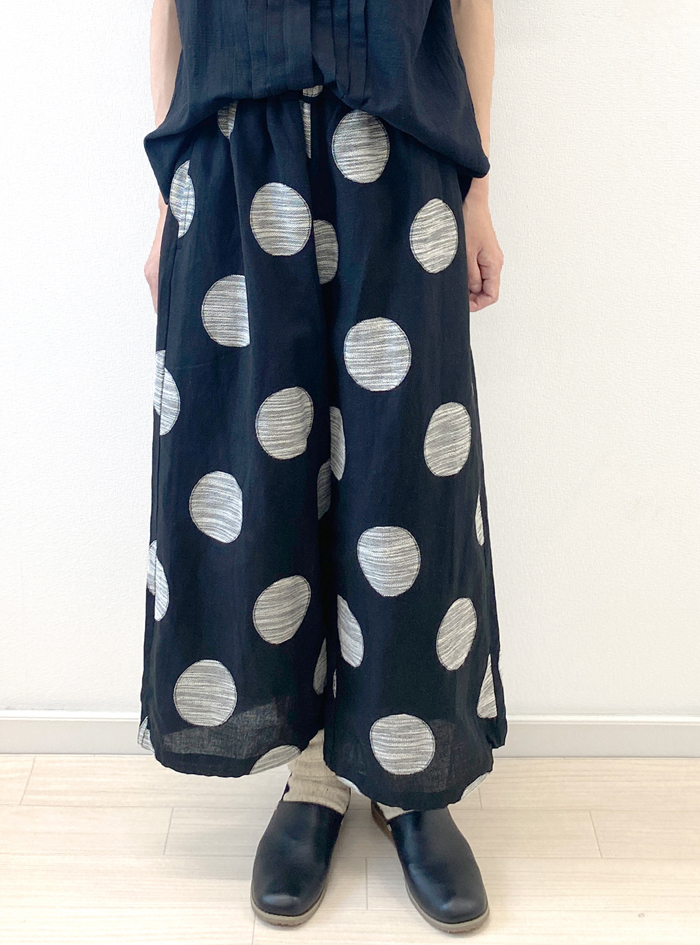 ドットジャガードバルーンパンツ ELLIFE ONLINE SHOP