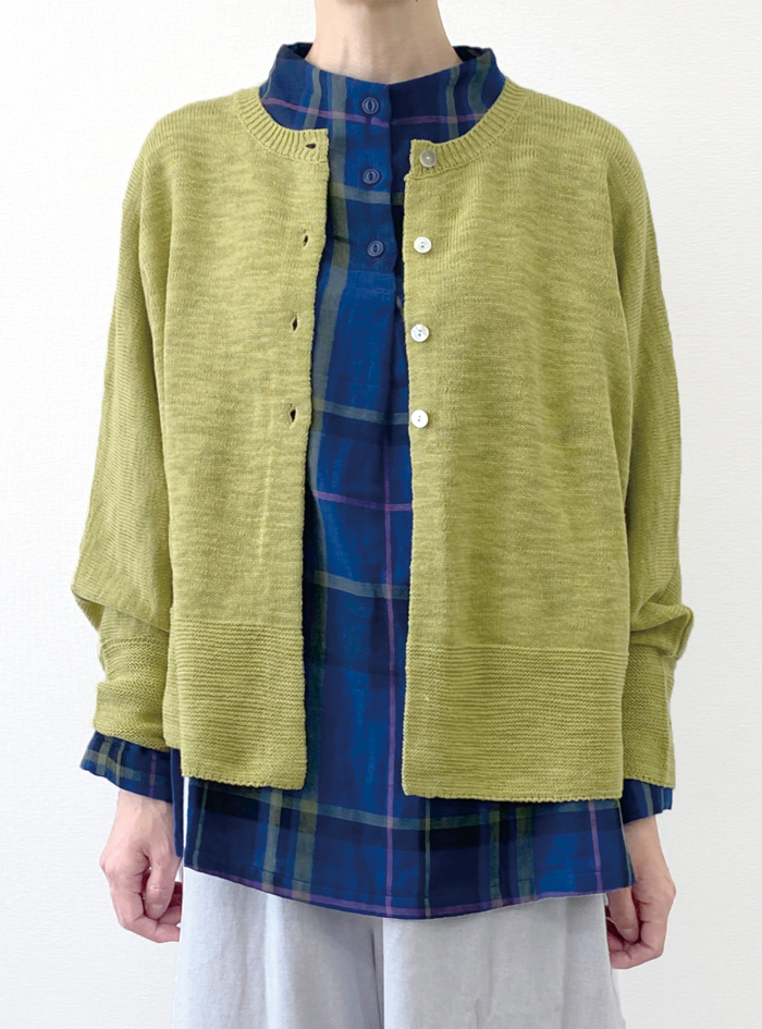 30%OFF! 綿麻スラブドルマンカーディガン