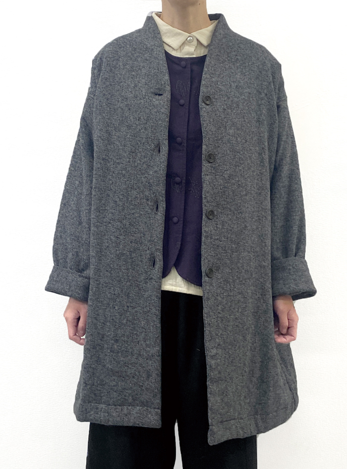 ☆ミックスツィードパディングコート