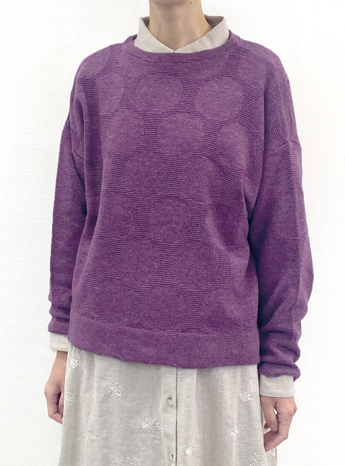 50%OFF! ドット柄セーター