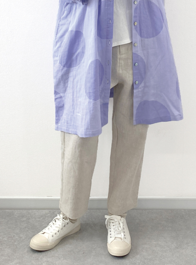 50%OFF! リネンテーパードパンツ