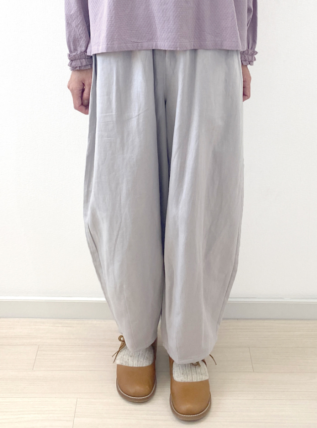 30%OFF! 麻綾コクーンパンツ