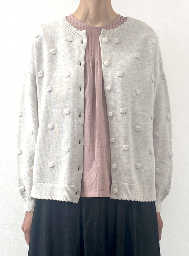 綿ウールカーディガン