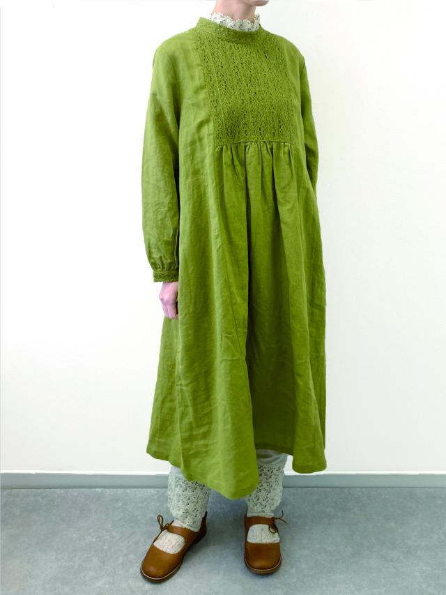 麻レーシーワンピース