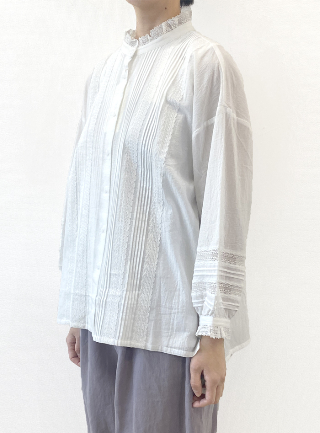 ガーゼレーシーブラウス