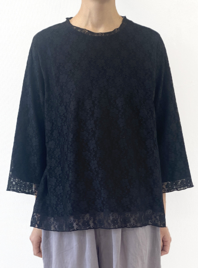 天竺レーシープルオーバー