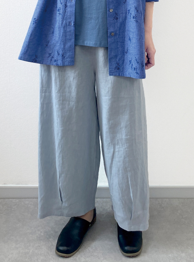 50%OFF! リネンコクーンタックパンツ