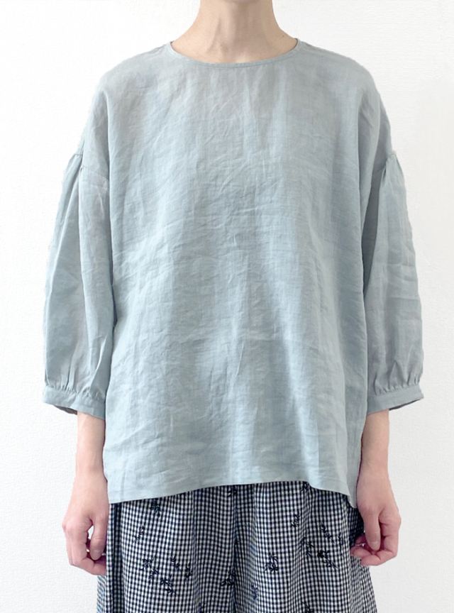 50%OFF! リネンパフスリーブプルオーバー