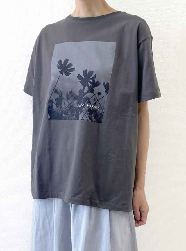 コットンプリントTシャツ