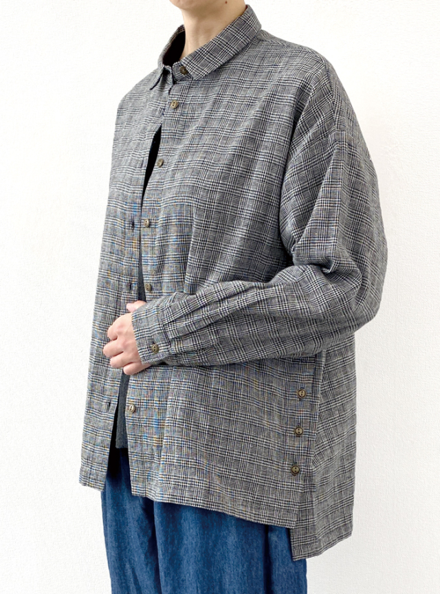 接結脇ベンツシャツ