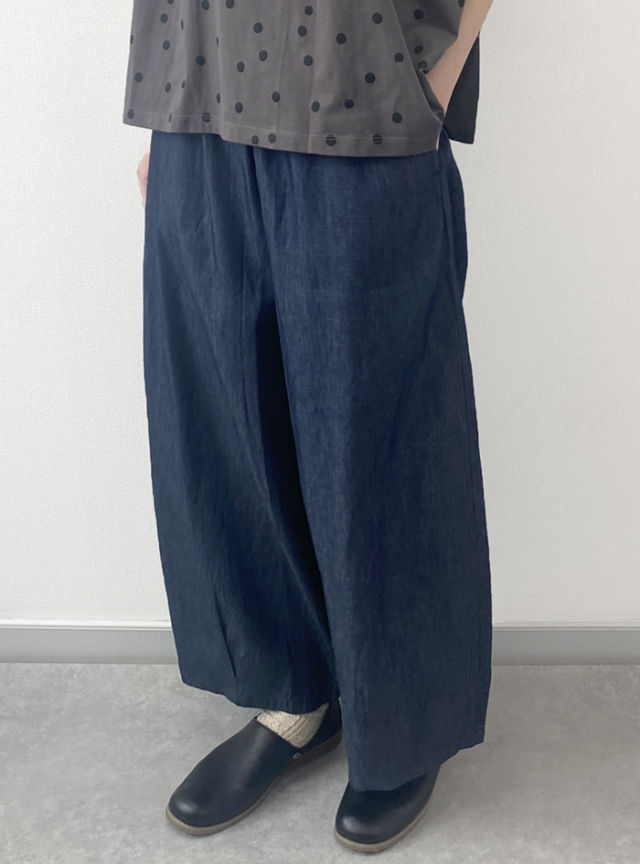 デニムワイドパンツ