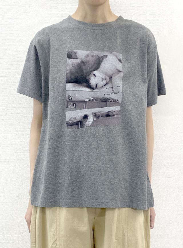 天竺プリントTシャツ