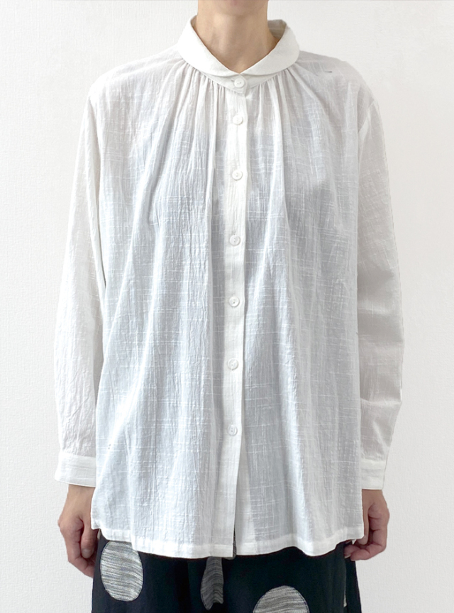 ☆スラブショールカラーブラウス