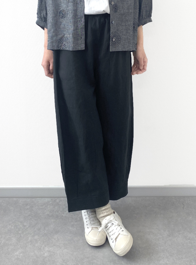 麻カフスパンツ