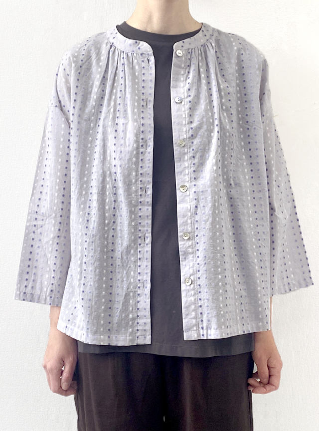 ドットドットドビー2wayブラウス