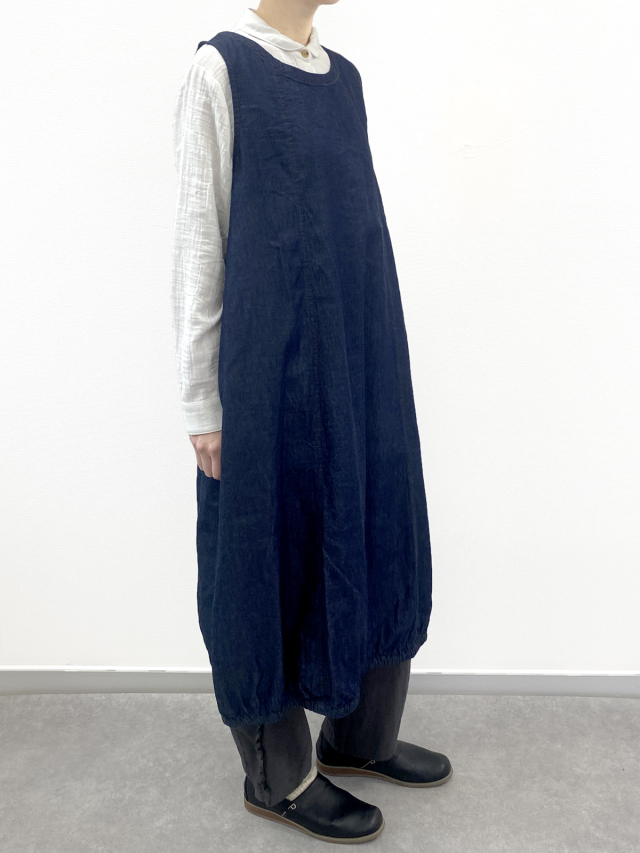 30%OFF! ダンガリーバルーンジャンパースカート