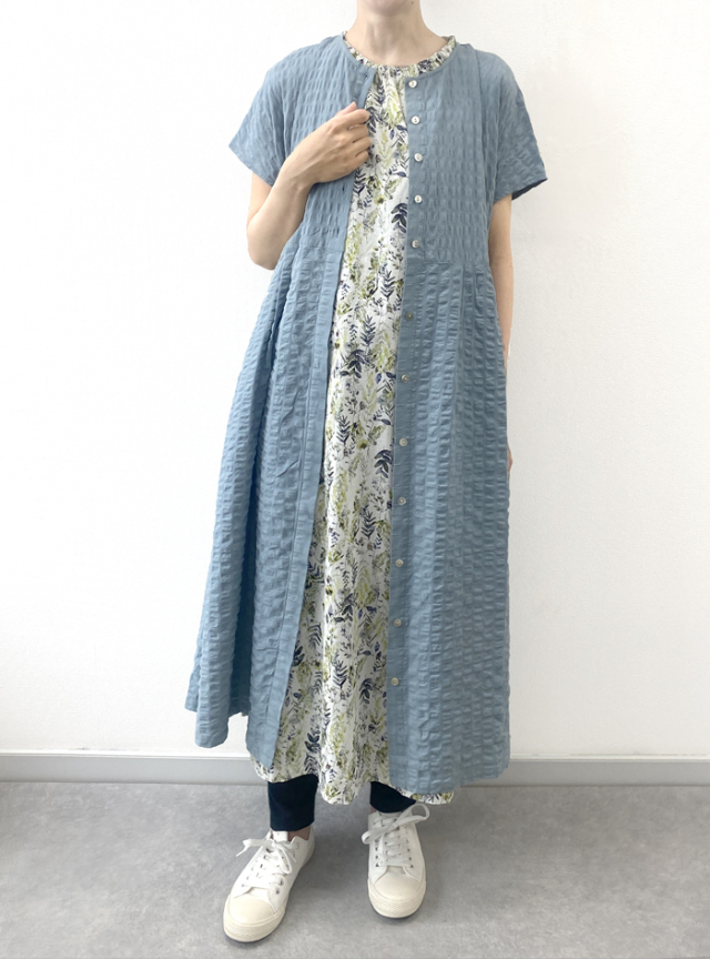 30%OFF! シャーリングサッカーワンピース