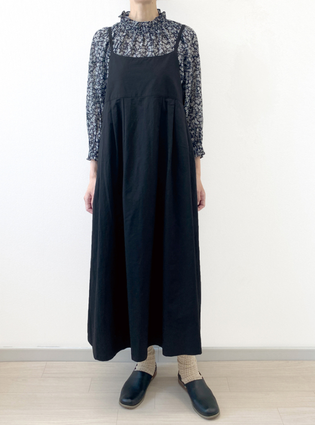 50%OFF! スラブストレッチキャミジャンパースカート