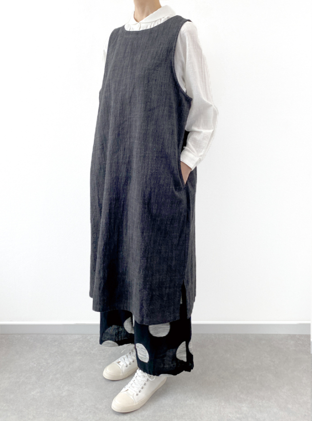 30%OFF! コットンデニムジャンパースカート