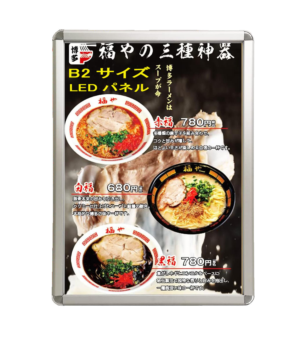 DX25-B2-SV 屋内用LEDパネルB2(シルバー)