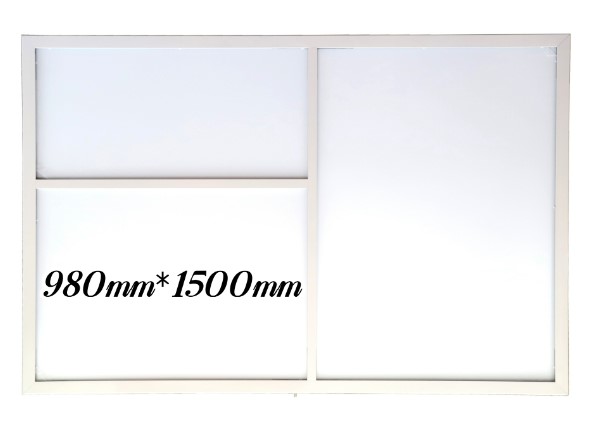 MGT980-1500 屋外掲示板 壁付タイプ マグネットボード 扉式 看板 屋外