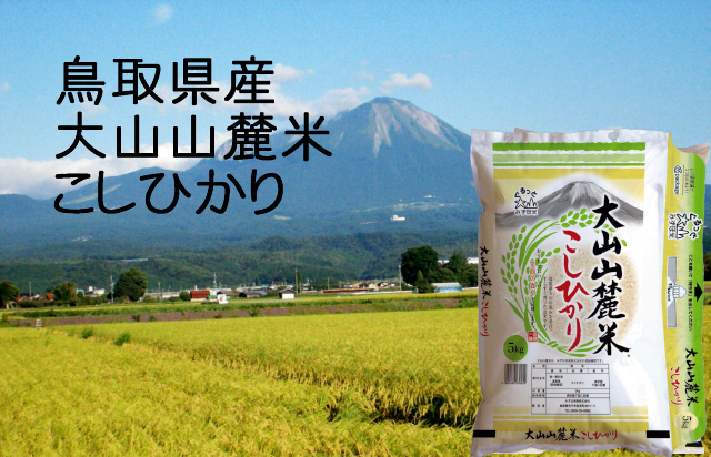 令和7年産 鳥取県産 大山山麓 こしひかり - 米屋清米衛 （こめやせいべ