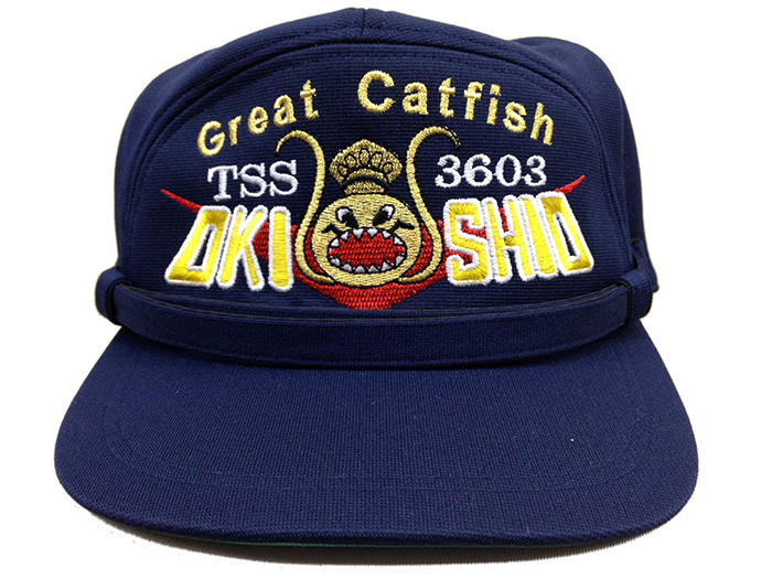 部隊識別帽(練習潜水艦おきしお[退役])・アゴヒモ付