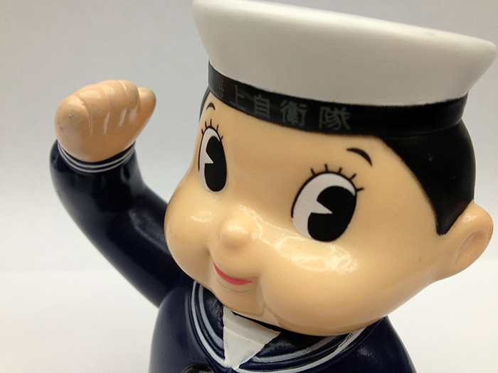 貯金箱(海上自衛隊 幹部・海曹 冬制服)