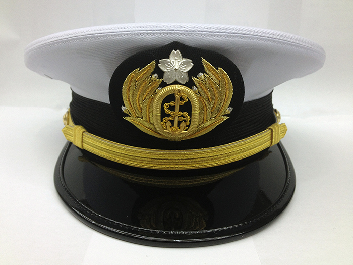 制帽(幹部) 高田帽子店製 【※海上自衛官のみ販売※】納期2-4週間