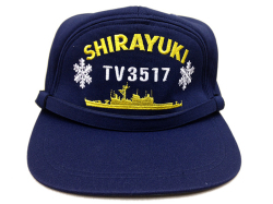 部隊識別帽(練習艦しらゆき)アゴヒモ付