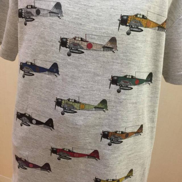 子供用Tシャツ(ゼロ戦)