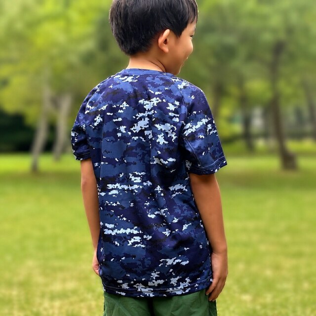 キッズTシャツ （海上自衛隊デジタル迷彩柄 ）