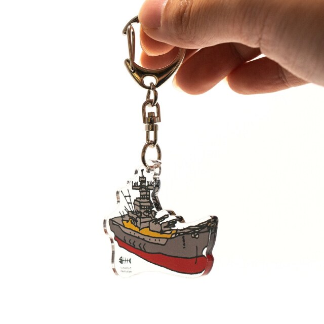 アクリル キーホルダー ( 戦艦大和 船本トオルイラスト)