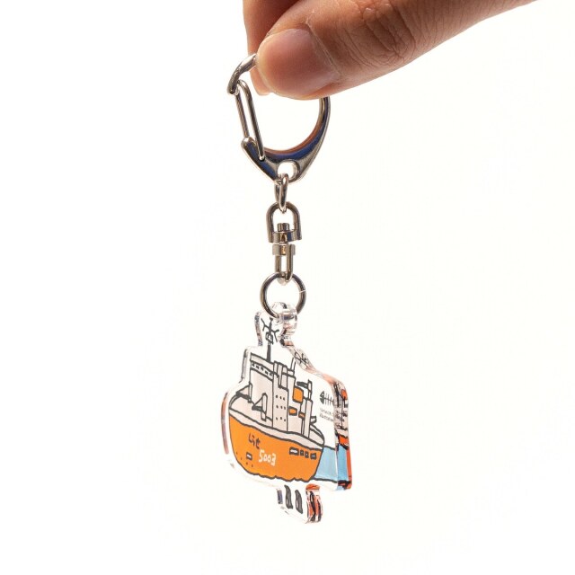 アクリル キーホルダー ( 砕氷艦しらせ 船本トオルイラスト)