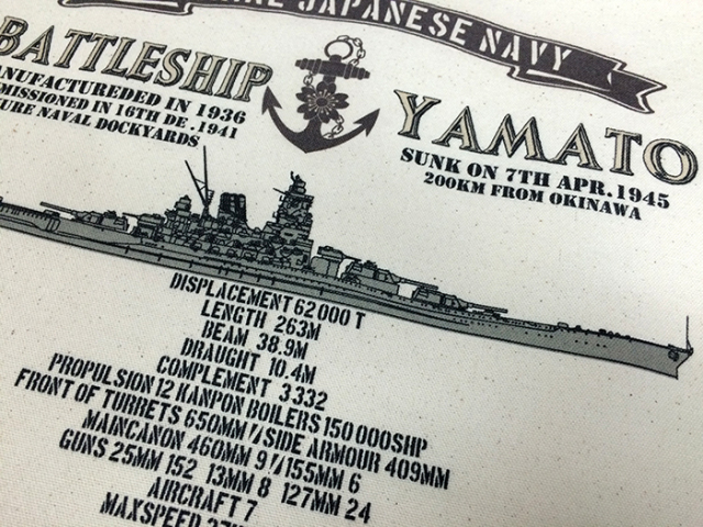 コットントートバッグ(BATTLESHIP YAMATO)