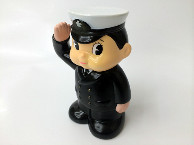 貯金箱(海上自衛隊 幹部・海曹 冬制服)