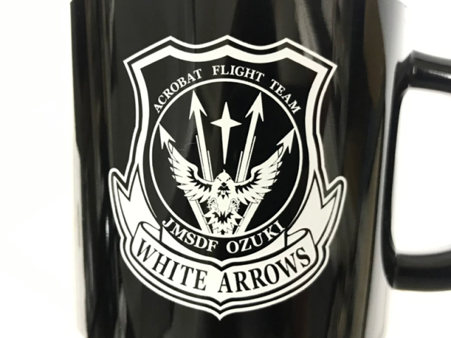  上海限定 急須＆コップ（全新・袋付き・ステッカー・メダル付き） スタッキングプラコップ(海上自衛隊 ホワイトアローズ)