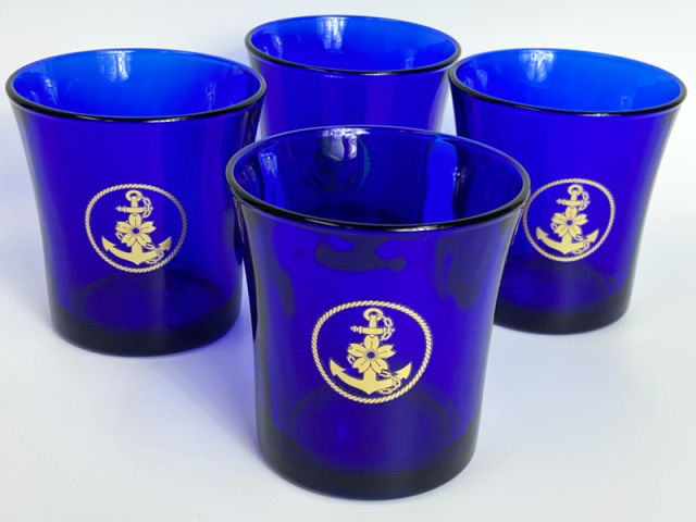 桜にイカリ・ロープ(ブルーグラス)