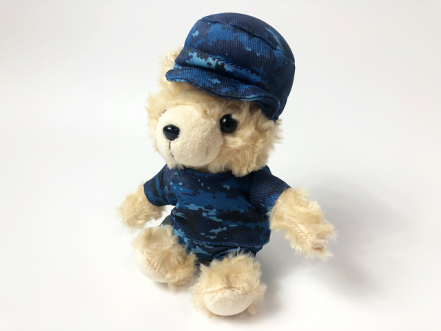 デジタル迷彩ベアボールチェーン