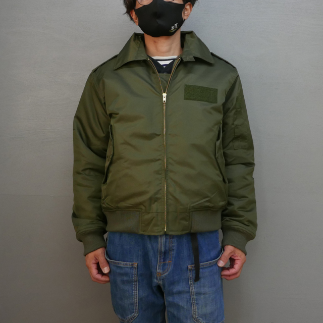 RADIATE オリーブ色 ジャンパー・ブルゾン ラディエイト RADIATE デニム×チュールドッキングブルゾン （カーキ