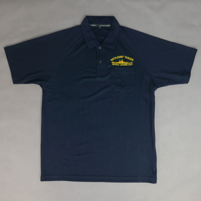 ポロシャツ・ワークシャツ(キャラクター)　UA YAMATO Polo 7 ポロシャツ ミッドナイトネイビー LGサイズ 「宇宙戦艦ヤマト2202 愛の戦士たち 第七章 新星篇」 劇場グッズ GOODS┃宇宙戦艦ヤマト2202 愛の戦士たち
