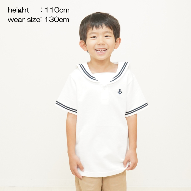セーラー襟Tシャツ